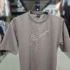 Nike Embroidery  ড্রপ শোল্ডার টি-শার্ট Khaki Color